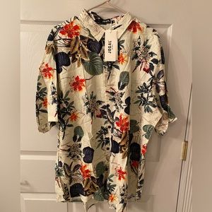 Men’s Hawaiian Shirt, 2XL